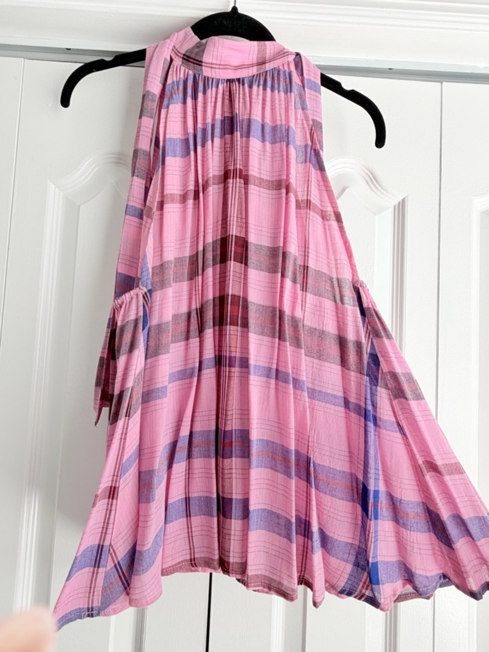 Pink Plaid Swing Tank